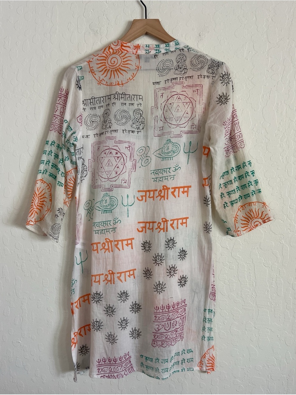 Karma Highway 100% Cotton Lightweight Swim Coverup Tunic Dress Small Boho Beach - Picture 5 of 5